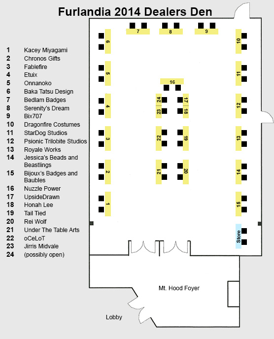 Dealers Den Map