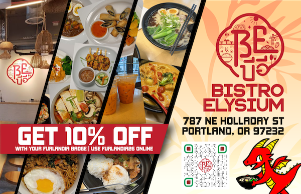 Bistro Elysium, 737 NE Holladay St, Portland, OR 97232 - Get 10% off with your Furlandia badge. Use FURLANDIA26 online